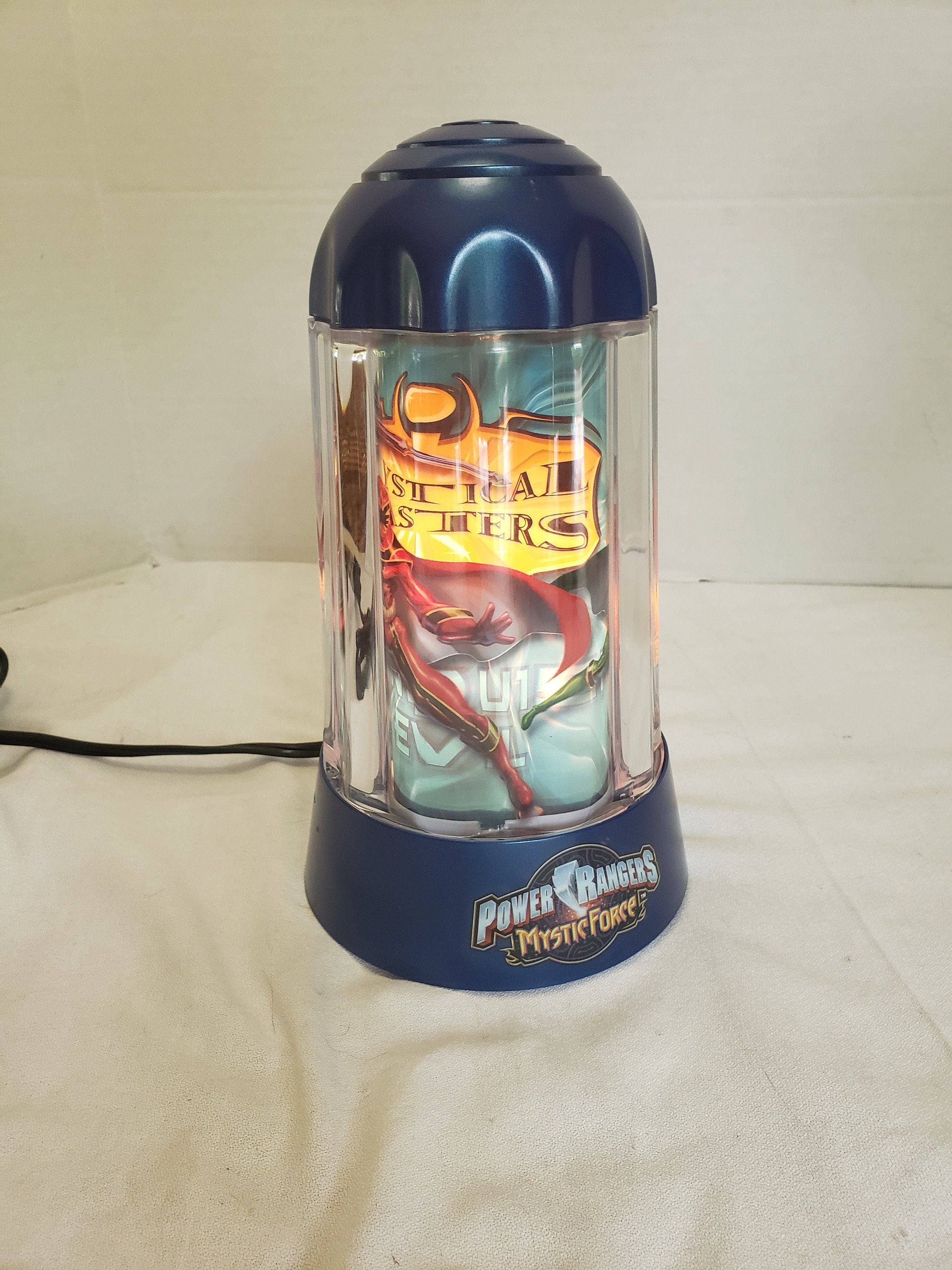 Spencers Revolving Motion Lamp Moving Power Rangers Mystic Etsy