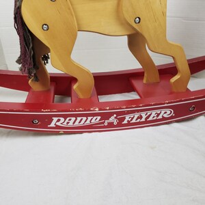 Radio Flyer Wooden Rocking Horse Model 430 34x 21x 10 image 8