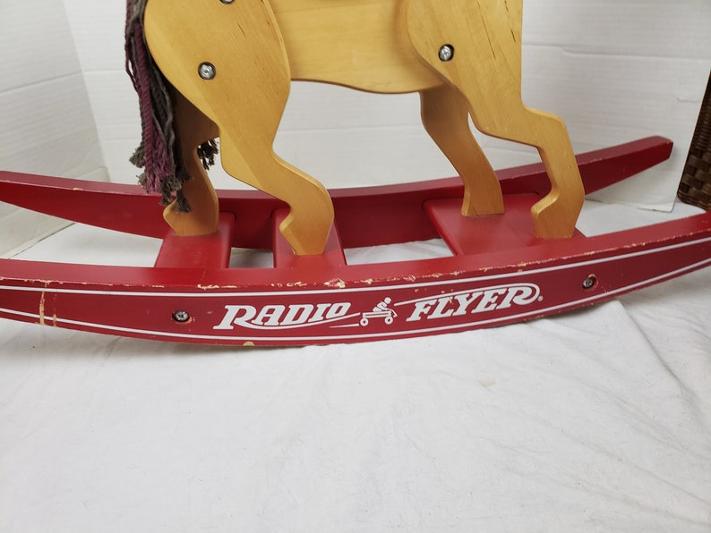 Radio Flyer Wooden Rocking Horse Model 430 34x 21x 10 image 8