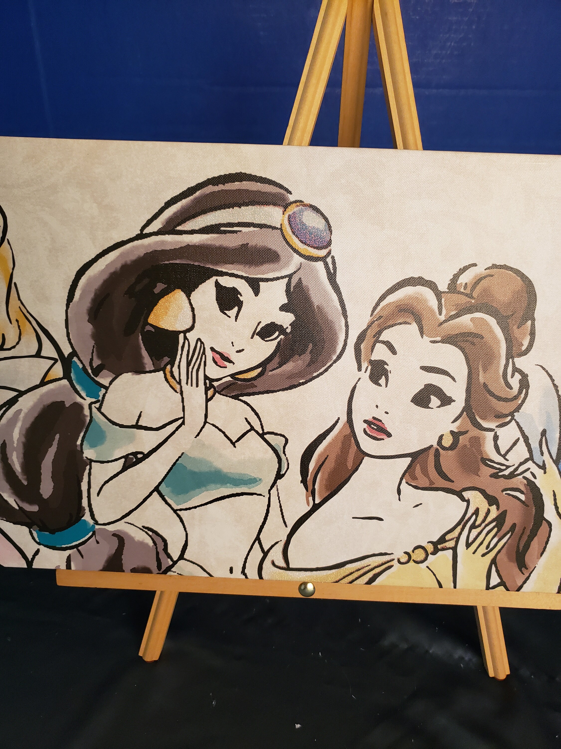 Artissimo Disney Princesses Canvas Picture Wall Hanging Room Etsy