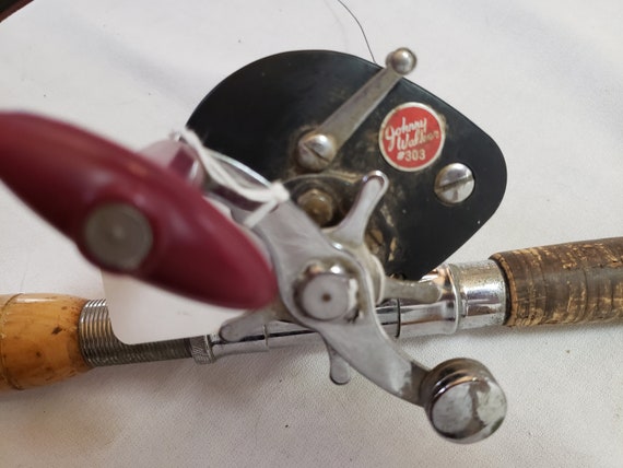 Vintage Shakespeare 5" 6" Fishing Rod No. SS-190 and Johnny Walker No. 303  Fishing Reel - Etsy Ireland