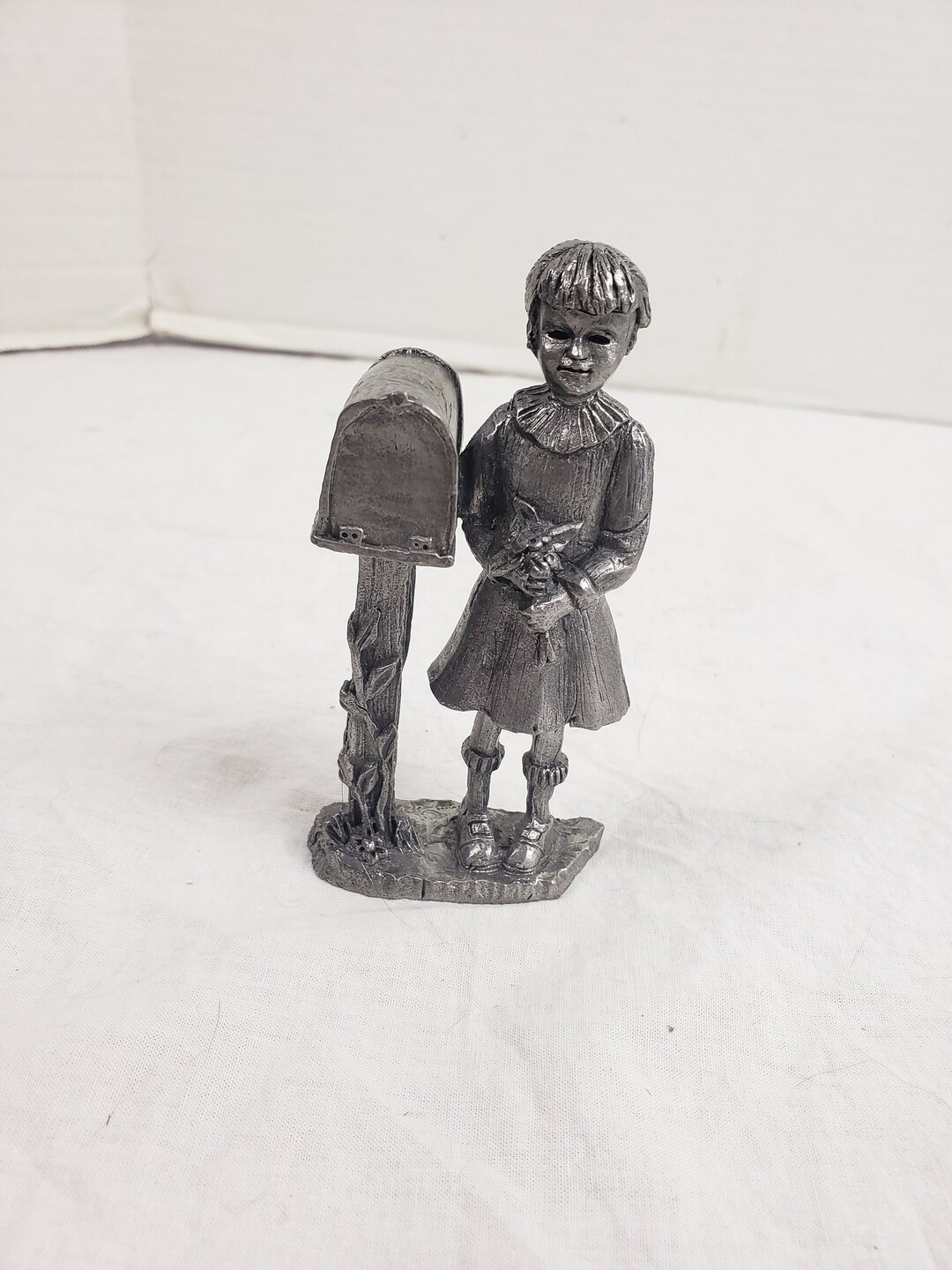 Michael Ricker Pewter Figurine 1984 Big Judy Collectors Etsy