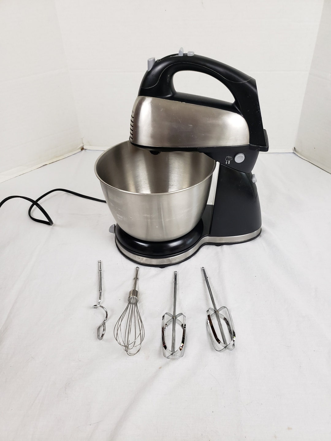 Hamilton Beach Mixer Type M32 Hand Mixer Silver Black 4 Etsy