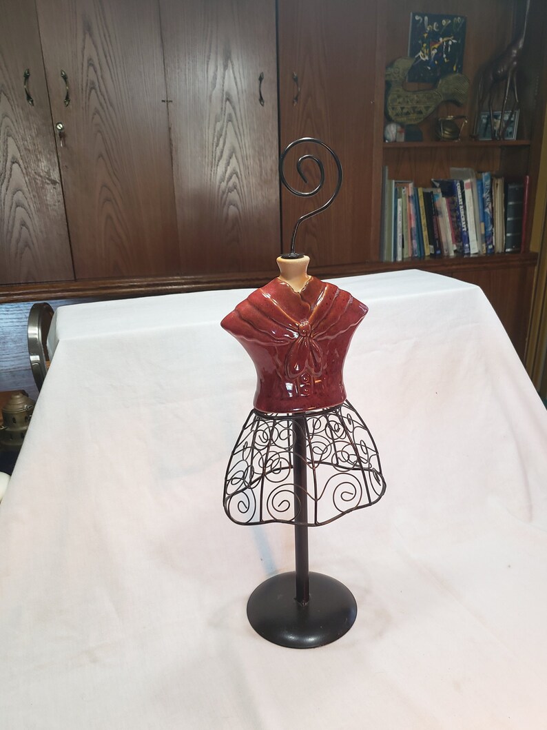 Large Vintage Doll Mannequin Dress Form Decorative Metal Etsy