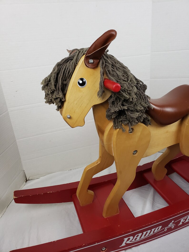 Radio Flyer Wooden Rocking Horse Model 430 34x 21x 10 image 4