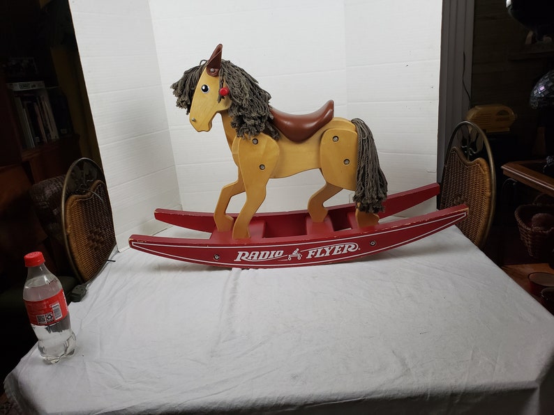 Radio Flyer Wooden Rocking Horse Model 430 34x 21x 10 image 2