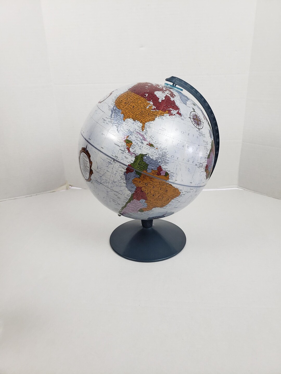 Vintage 12 Inch Raised Relief Replogle Globe - Platinum Classic Series ...