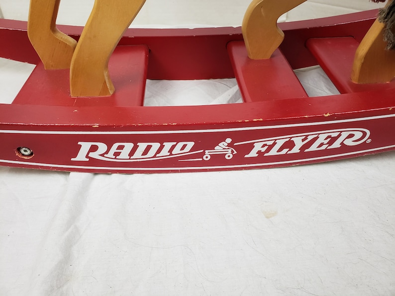 Radio Flyer Wooden Rocking Horse Model 430 34x 21x 10 image 3