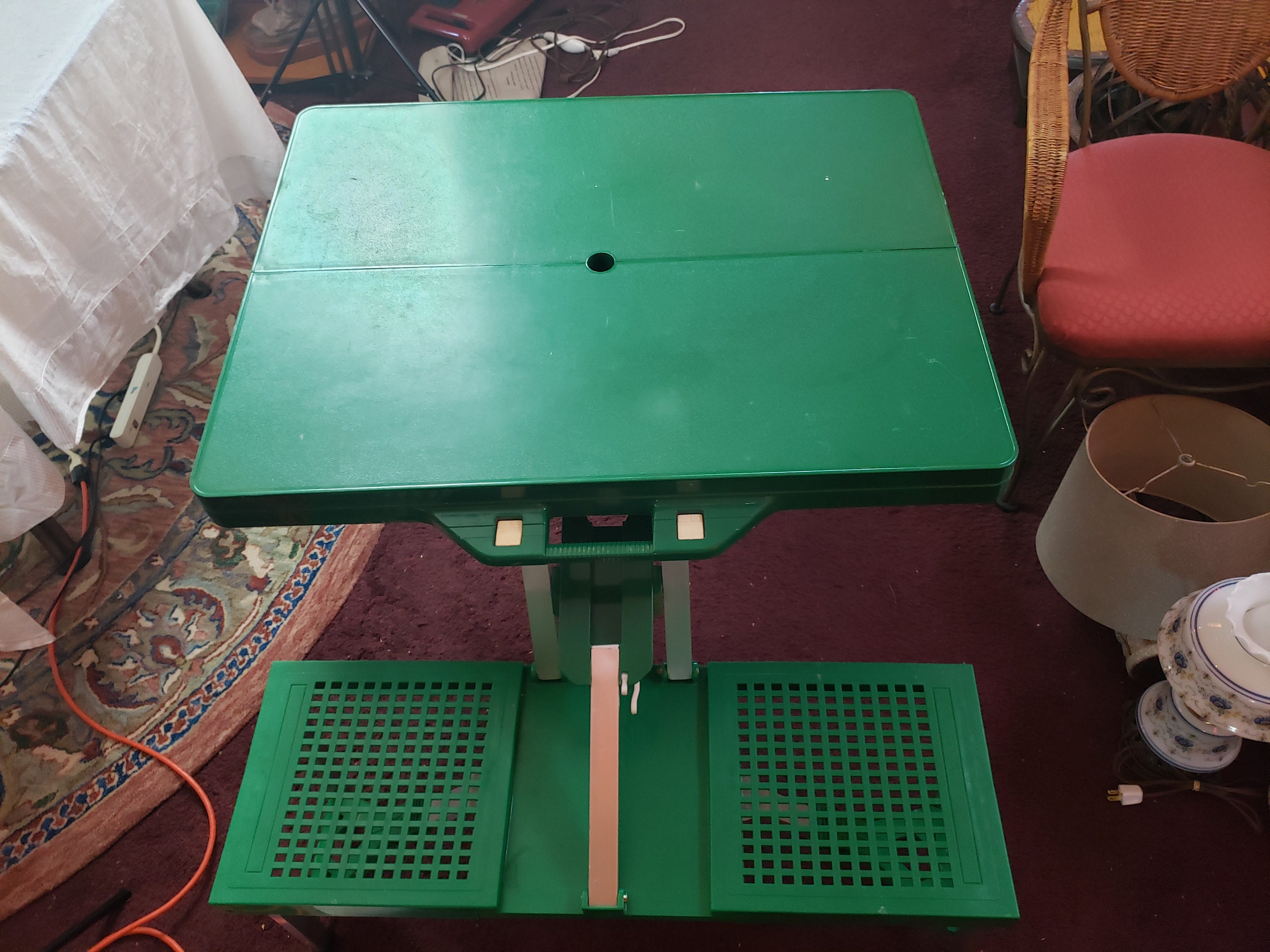 Foldable Camping Table, Green