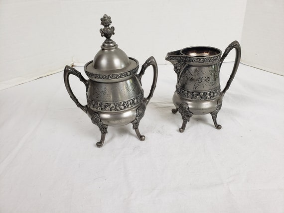 1876 Reed and Barton Silver Plated #2764 Covered Sugar Bowl and