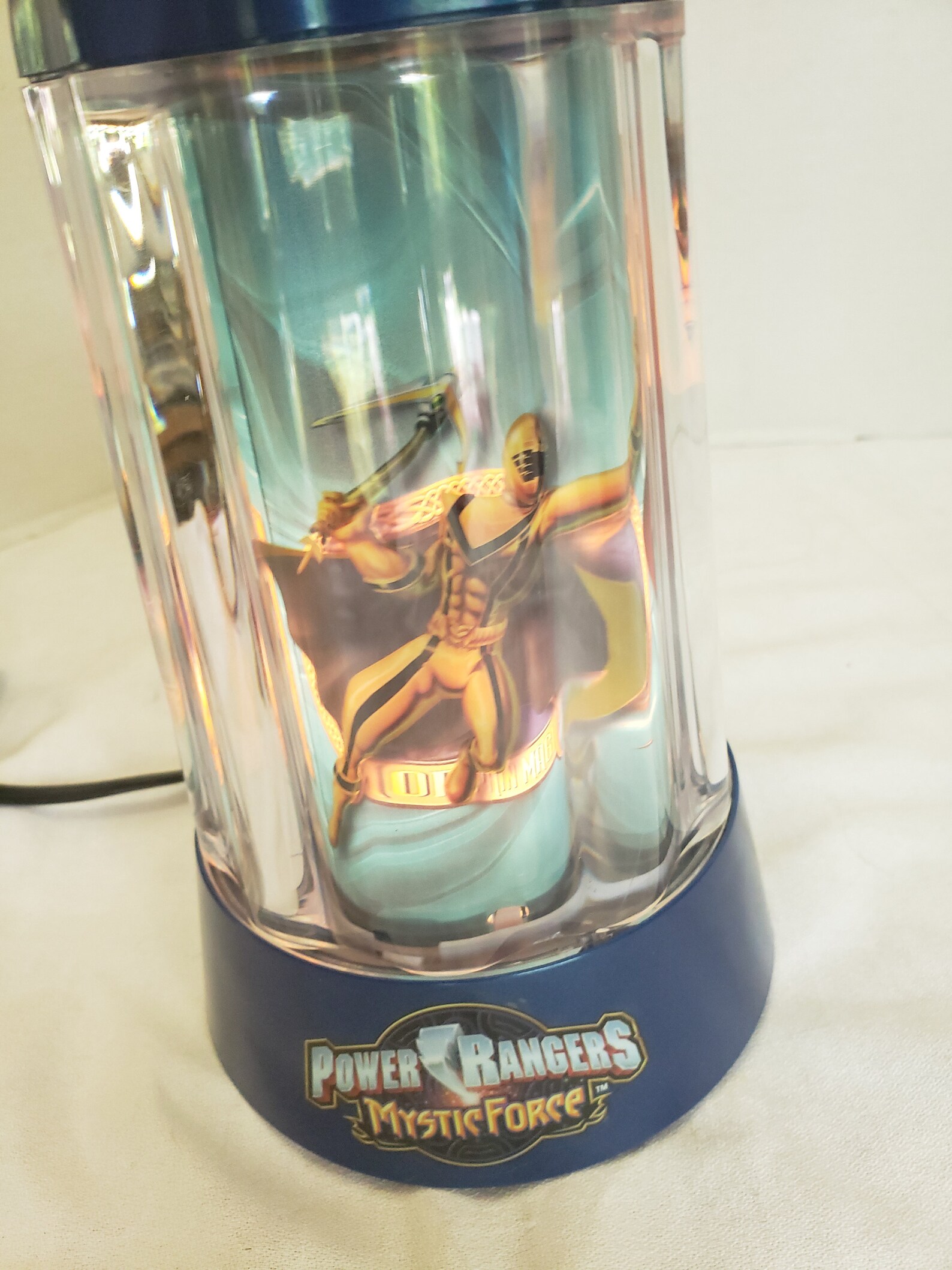 Spencers Revolving Motion Lamp Moving Power Rangers Mystic Etsy