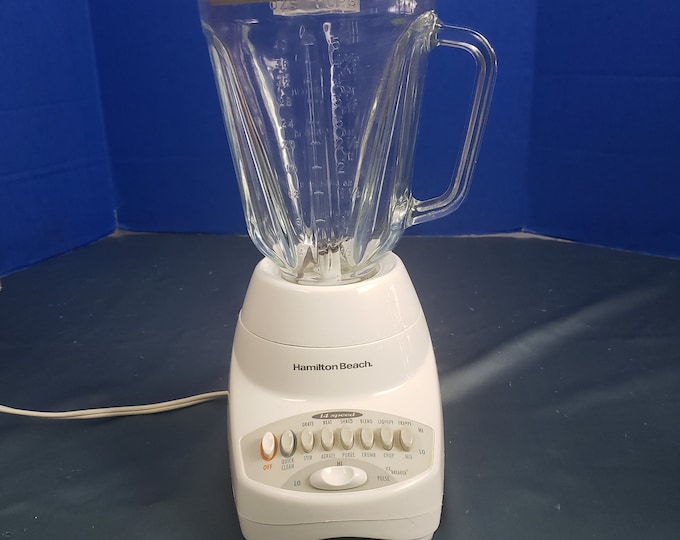 Hamilton Beach Model 54250 Chrome 14speed Blender With Glass Etsy