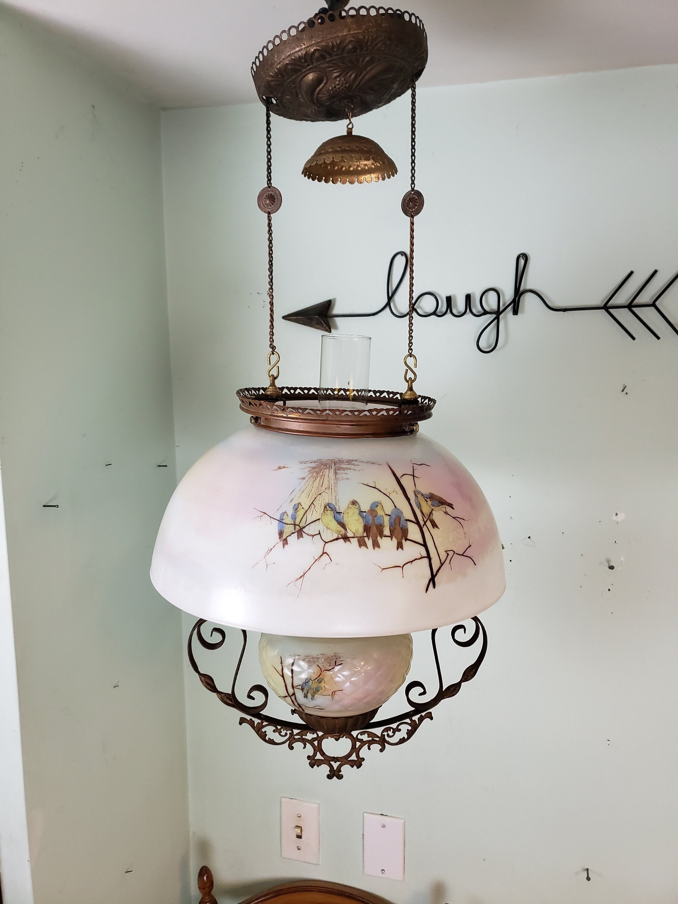 Hanging Oil Lamp Etsy Australia
