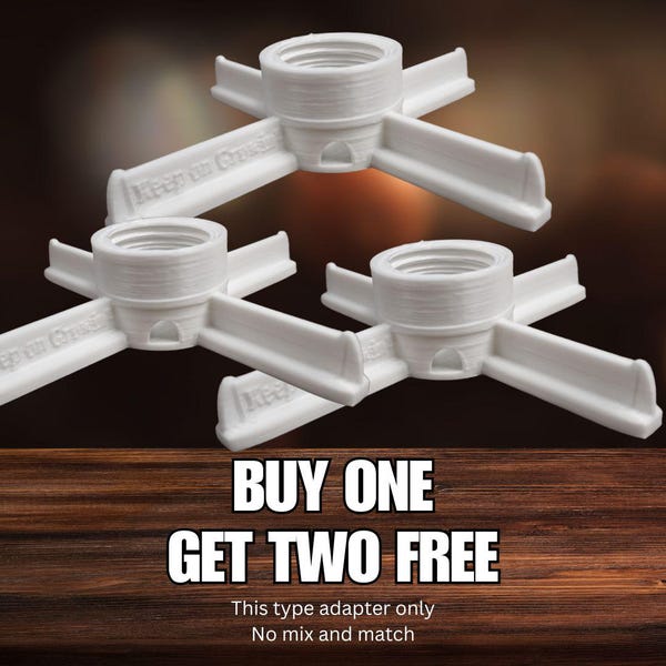 Soda pop bottle adapter for self watering microgreen grower