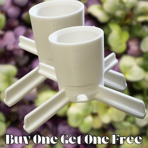 REFILLABLE Plastic Soda Pop Bottle Adapter for self watering microgreen grower