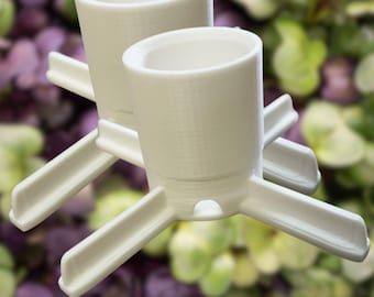 REFILLABLE Plastic Soda Pop Bottle Adapter for self watering microgreen grower