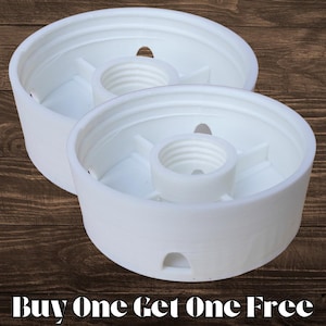 Wide Mouth Mason Jar & Soda Bottle Hybrid Microgreen Adapter: Self Watering PLA Grower