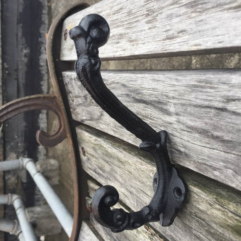 Vintage Style Cast Iron Wall Coat Hooks Antique Hat Hook Hall Etsy Canada