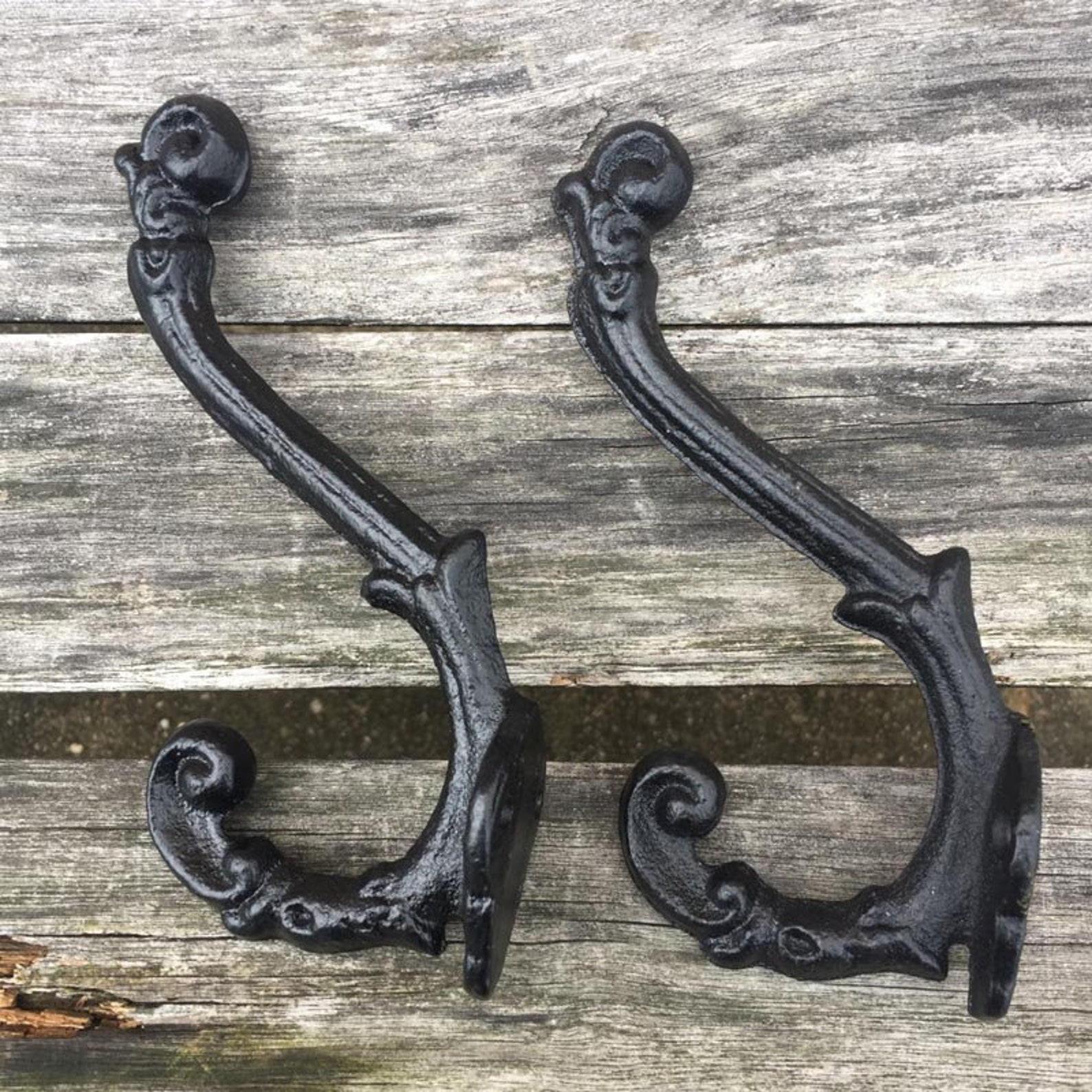 Vintage Style Cast Iron Wall Coat Hooks Antique Hat Hook Hall Etsy Canada
