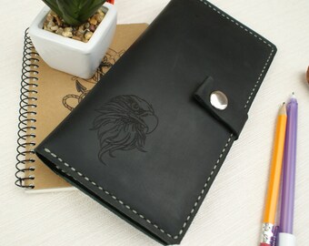 Personalized Leather Wallet - Genuine Leather - Crazy Horse Leather - Wallet for father - Gift Idea - Engraved wallet