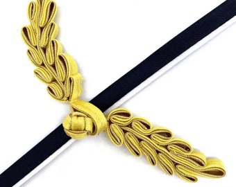 5 Paar Handgefertigte Perlen Chinesische Frosch Verschlüsse Knöpfe Knoten Verschluss für Cheongsam Tang Anzug Traditionelle Dekor Knöpfe