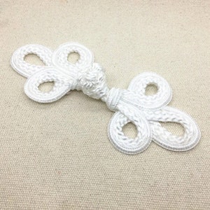 5 Pairs Handmade Beaded Chinese Frog Closures Buttons Knot Fastener for Cheongsam Tang Suit Traditional  Decor Buttons