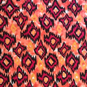 Knit Jersey Print.Abstract/ Abstract print fabric/print fabric/Knit clothing/Fabric Per Yard. Stretch Jersey knit fabric. ITY knit