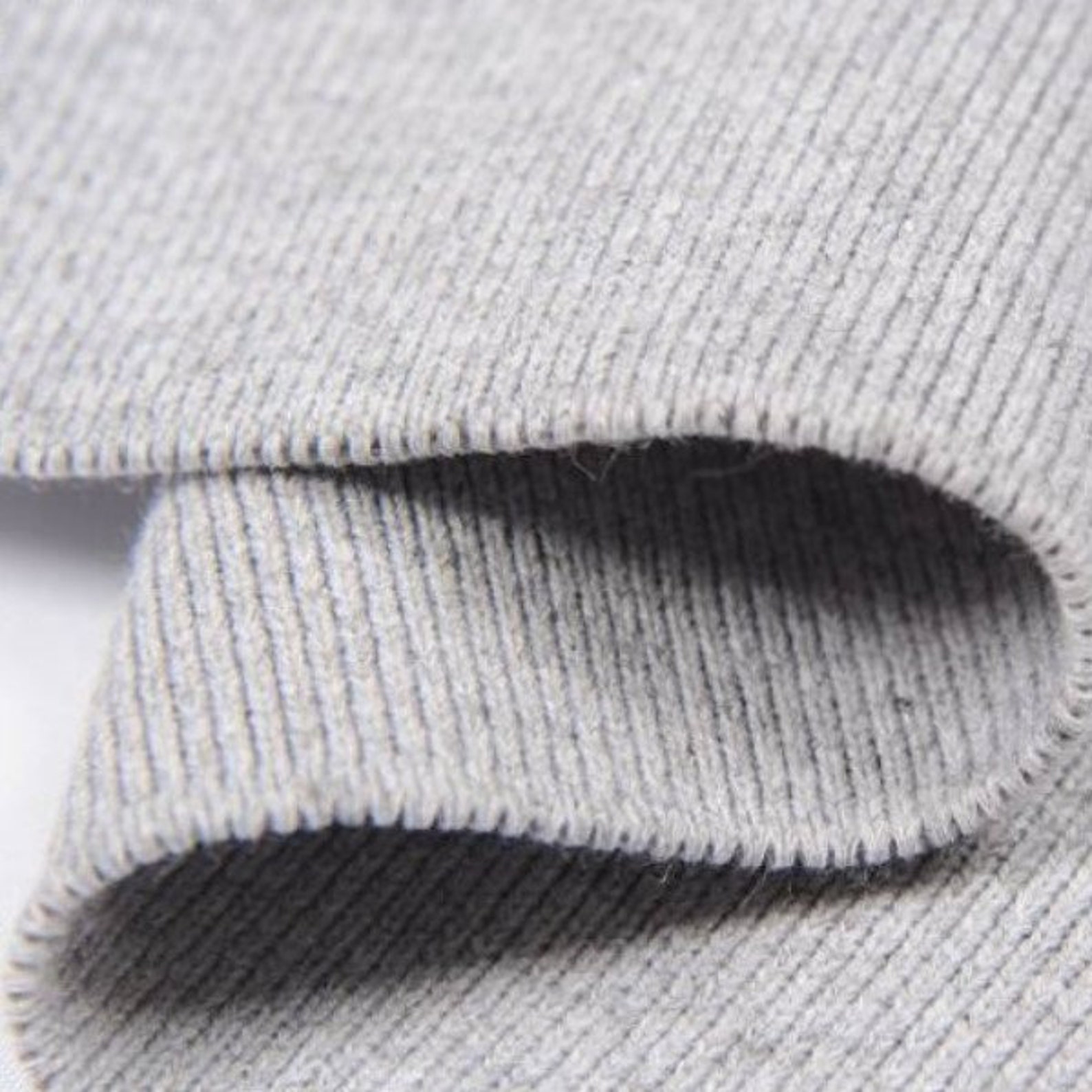 Knit cuff fabric Cotton ribbed knit Premade collar fabric Etsy
