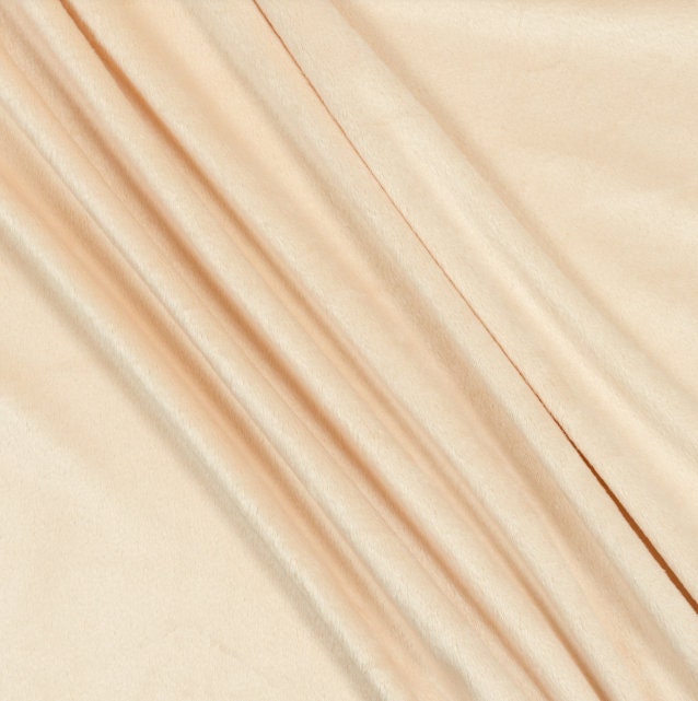 White minky plush fabric 3 shades of beige plush fabric light Etsy