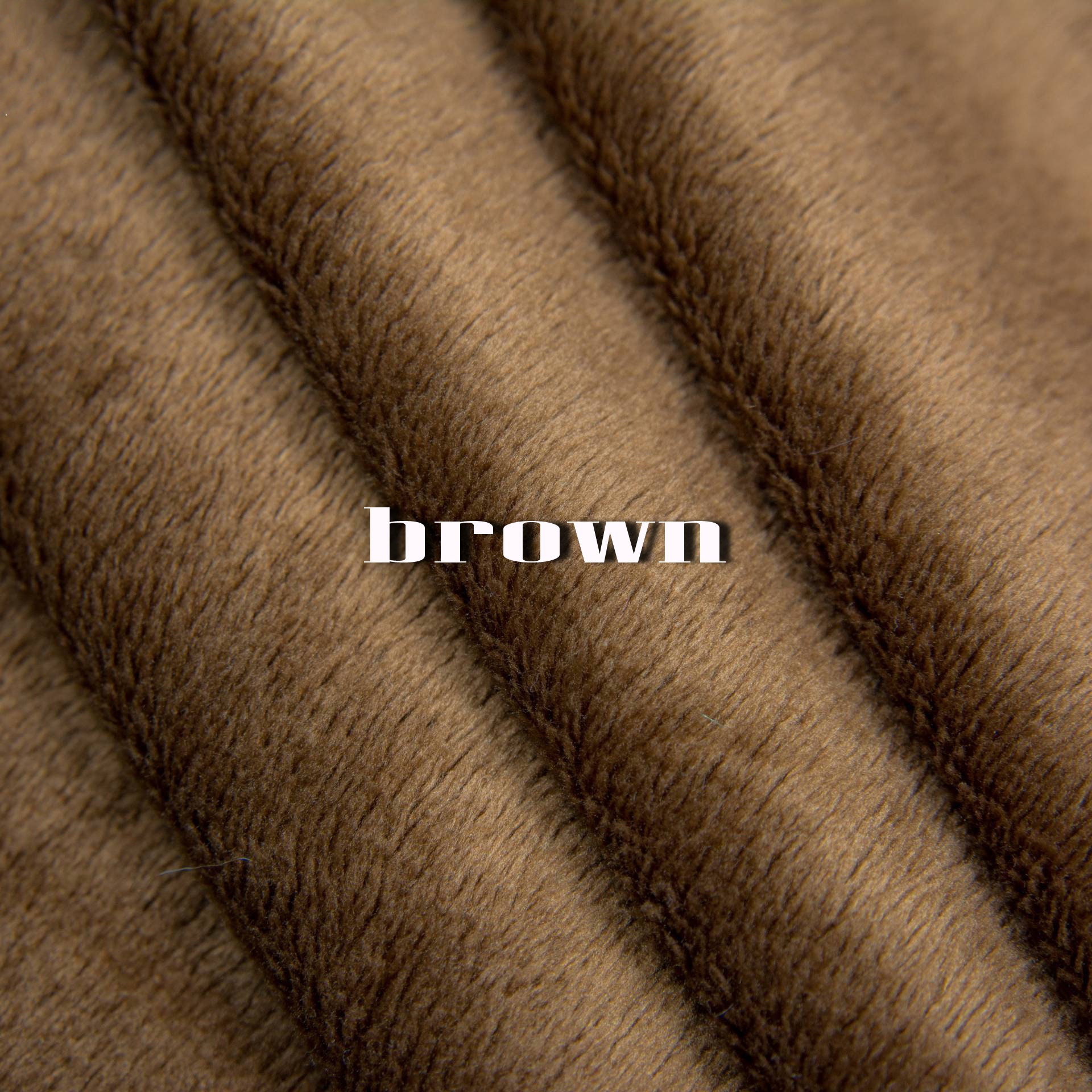 Brown minky plush fabric 5 shades of brown light brown dark Etsy