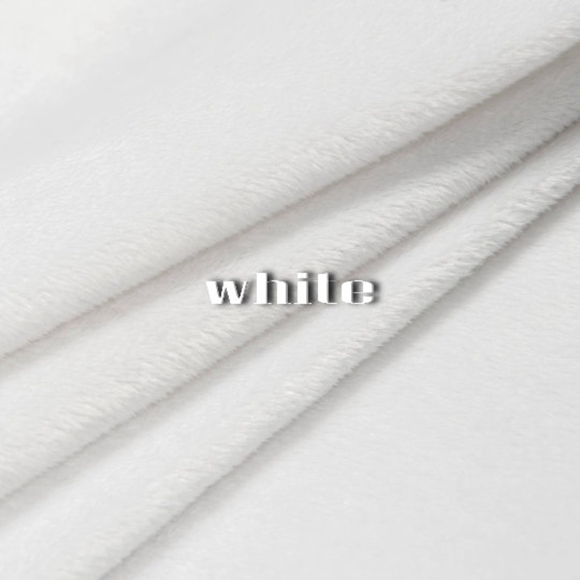 White minky plush fabric 3 shades of beige plush fabric light Etsy