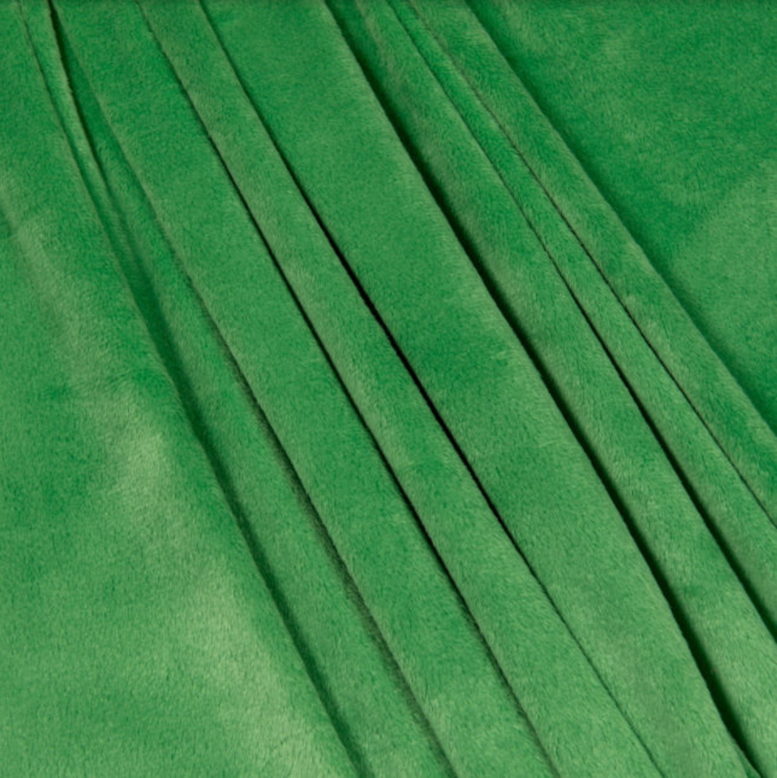Green minky plush fabric 4 shades of green plush fabric Apple Etsy