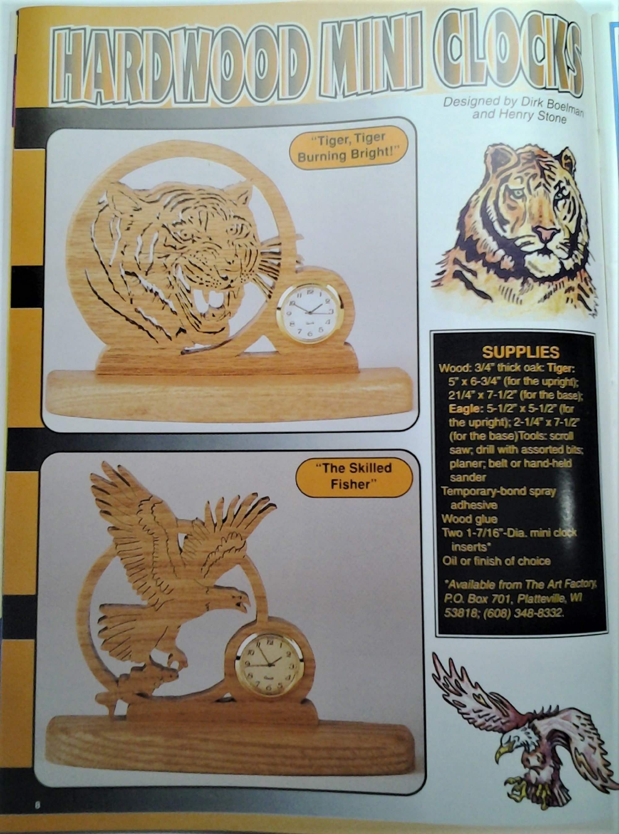 Magazine Creative Woodworks & Crafts N°46 (1997) - Patrons De Scie à Chantourner Inclus - Neuf