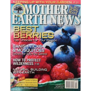 Mother Earth News, June/July 2009, berries, building with earth, poultry pest control,clothesline project,growing beans,recipes,country lore