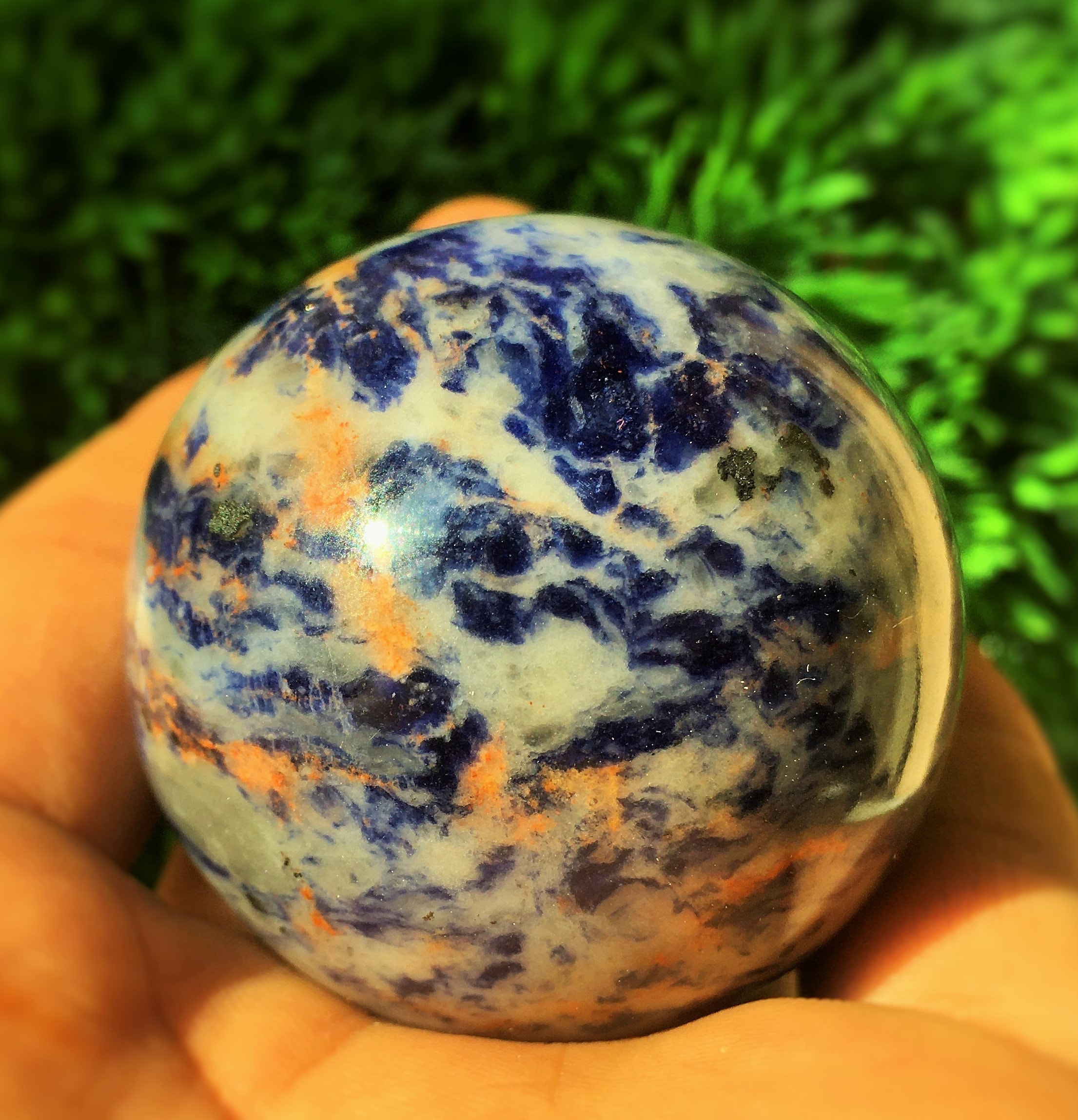 Sightly Rare 48MM Blue Sodalite Stone Crystal Minerals Healing Etsy