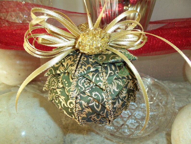 Ribbon Ball Ornaments Etsy