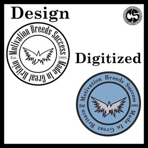 Custom Embroidery Digitizing, Logo Digitizing, Embroidery Digitizing Service, Image Digitizing Embroidery, Custom Digitize