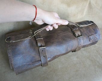 Bar Tool Roll. Barman Bag Stock. Handmade Leather Bartender Roll. Leather Bartender Roll. Gift For Bartender. Leather Roll. Father's gift