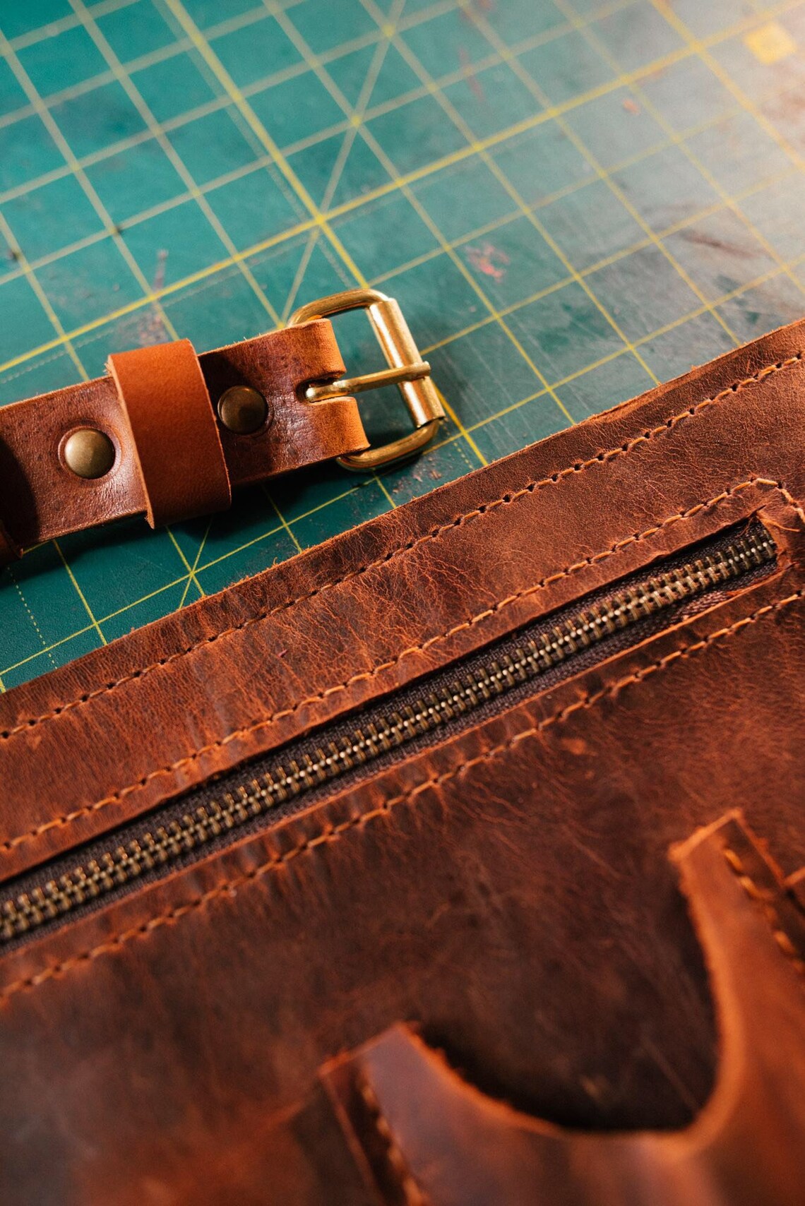 Big Leather Gardening Belt Leather Florist Tool Belt Florist Etsy