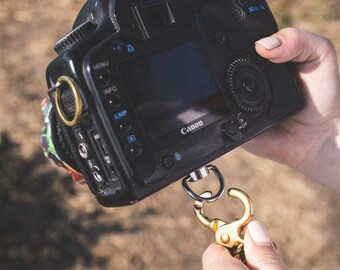Personalized Leather Dual Camera Harness, Photographer Gift