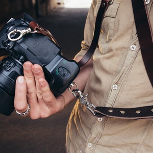 Kameragurt Leder | Kameragurt | Kameragürtel aus Leder | Ein Kameragurt | Brauner Kameragurt aus Leder | Geschenk für Fotografen