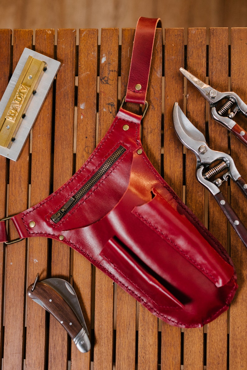 LederGärtnerGürtel Leder Florist WerkzeugTasche Gürtel Etsy