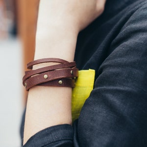 1 Leather Cuff Bracelet, Leather Bracelet, UNISEX Bracelet, Wrap Leather Bracelet, Unique Leather Bracelet, Leather Cuff Bracelet, Wrap Cuff