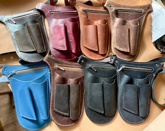 Leder Garten Gürtel, Floristen Werkzeugtasche + Gürtel, Geschenk für Frau, Gartentasche, Werkzeugtasche, Floristen Organizer, personalisierte Floristentasche