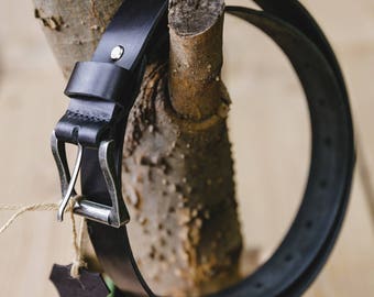 Handmade Wide Full Grain Leather Belt