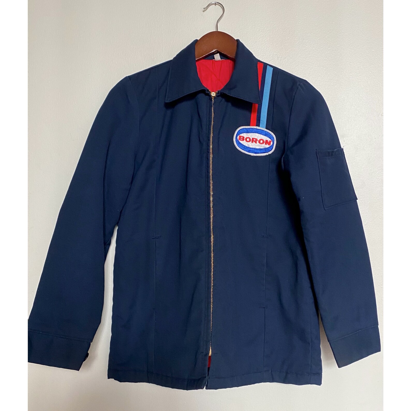 Vintage 1970s Boron Oil Company Gas Station Jacket Womens S Etsy