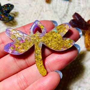 Llaves de resina coralina y libélulas dragonfly G