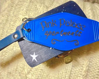 Coraline Pink Palace Keychain