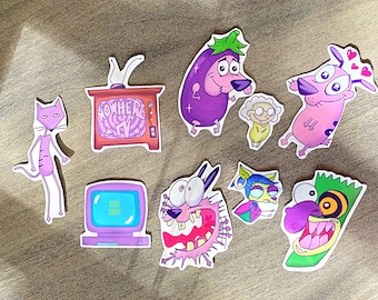 Courage the Cowardly Dog Stickers