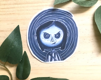 Vinyl Dark Coraline Sticker